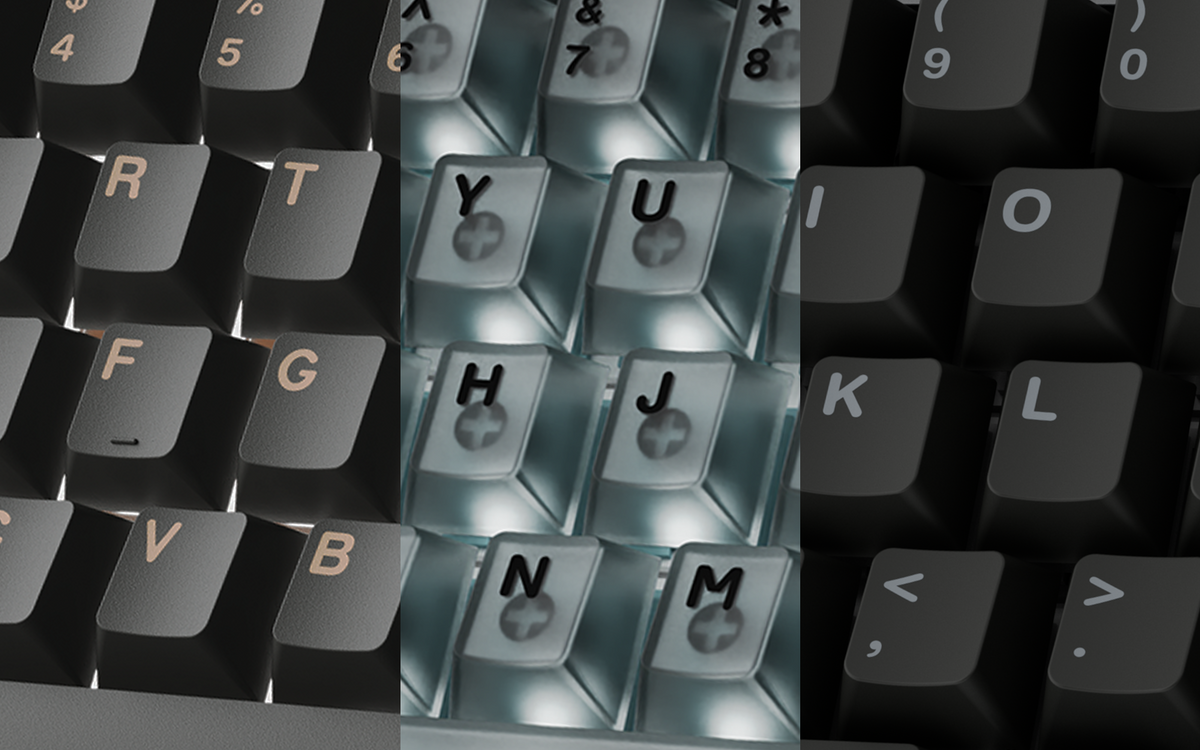 双色注塑 PBT / PC 键帽